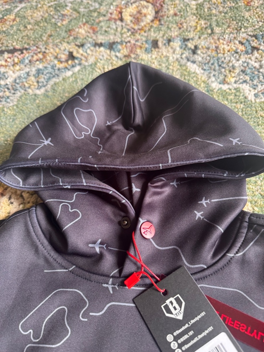 BASEBALL LIFESTYLE 101 DREAM CHASER YL SWEATSHIRT HOODIE…NWT - Picture 2 of 5